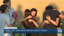 Community attends vigil for teen killed in Queen Creek crash