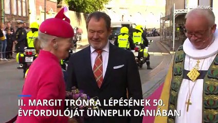 Ötven éve uralkodik II. Margit dán királynő - jelenleg  ő Európa egyetlen királynője