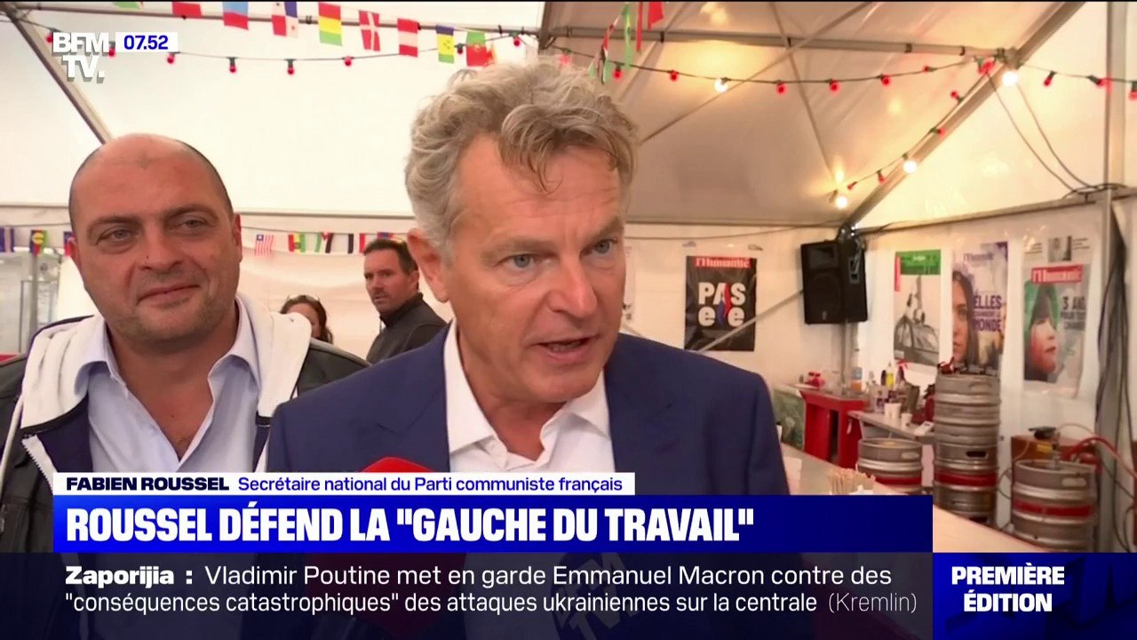 À la Fête de l'Huma, les propos de Fabien Roussel sur "la gauche du travail" font polémique