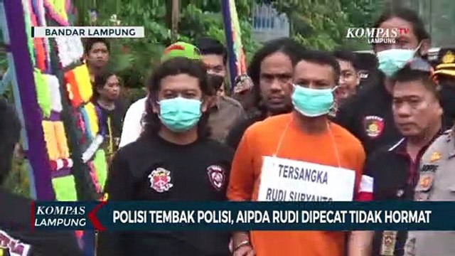 Kasus Polisi Tembak Polisi, Aipda Rudi Dipecat Secara Tidak Hormat