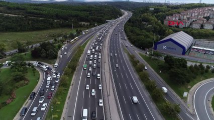 Okullar açıldı: Trafik yoğunluğu başladı