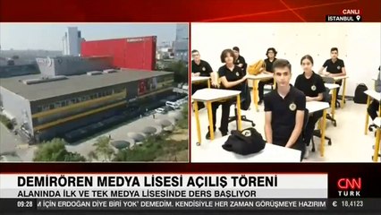 Alanında ilk ve tek medya lisesinde ders başladı