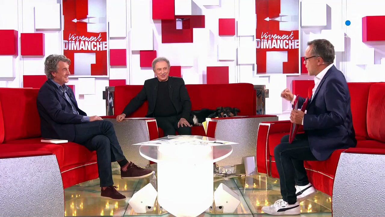 François Cluzet dans "Vivement dimanche" sur France 3.
