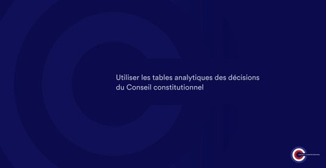 Le moteur de recherche des tables analytiques