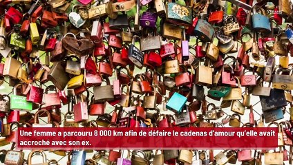 Une femme parcourt 8 000 km pour défaire le cadenas d’amour qu’elle avait accroché avec son ex !