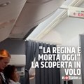 Morte Regina, pilota annuncia in volo il decesso: le hostess scoppiano in lacrime