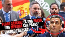 Santiago Abascal (VOX): “¡Pedro Sánchez es una farsa, una mentira con patas!”