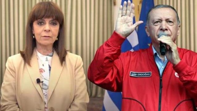 Yunanistan, Erdoğan'ın restine rağmen akıllanmıyor! Cumhurbaşkanı Sakelaropulu'dan 12 adalara çıkarma