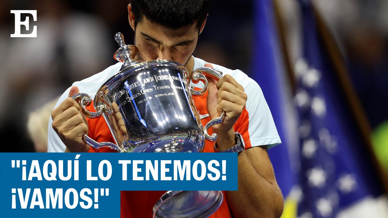 Así ha celebrado Alcaraz en sus redes su victoria en el US Open