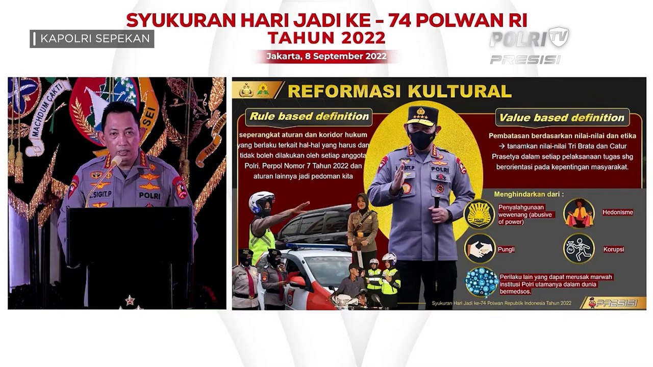 KAPOLRI SEPEKAN : Kapolri lepas 140 kontingen satgas FPU 4 ke Afrika Tengah & Kapolri Mendorong Para Polwan Mengembangkan Kemampuan diri