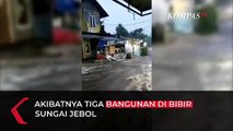 Detik-detik Banjir Deras di Bogor hingga Jebol Rumah Warga, Aliran Air Tersumbat Bangunan