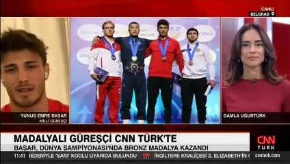 Download Video: Milli güreşçi Yunus Emre Başar, Dünya Şampiyonası'nda bronz madalya kazandı