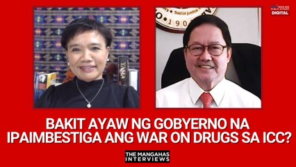 Bakit ayaw ng gobyerno na ipaimbestiga ang war on drugs sa ICC? | The Mangahas Interviews