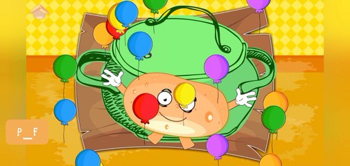 Funny veggies gameplay video for babies and kid's