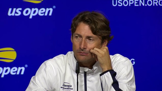 US Open 2022 - Juan Carlos Ferrero : At 15 he was like spaghetti, very thin (smiling). We had to work !