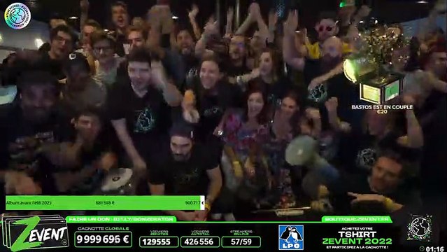 Le marathon caritatif Z Event , qui a réuni 57 stars du jeu vidéo pendant plus de 50 heures de streaming, récolte plus de 10 millions d'euros pour financer cinq associations oeuvrant pour l'écologie - VIDEO