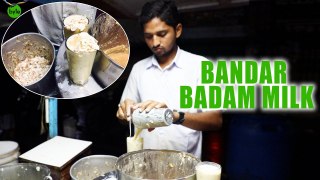 Famous Bandar Badam Milk | Indian Street Food  | Street Byte | Silly Monks