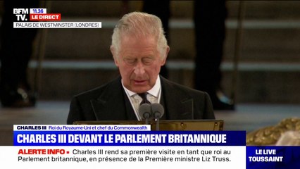 Charles III: "Je sens le poids de l'histoire et les traditions vitales du Parlement"