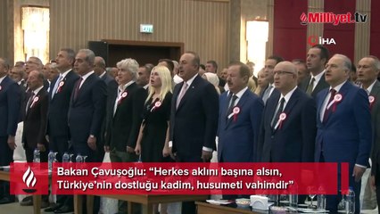 Bakan Çavuşoğlu’ndan Yunanistan’a sert uyarı: “Herkes aklını başına alsın, Türkiye’nin dostluğu kadim, husumeti vahimdir”