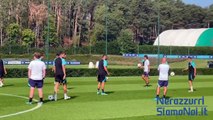 Allenamento Inter in vista della trasferta contro il Viktoria Plzen in Champions League