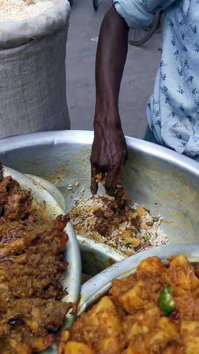 Bangladeshi Style Jhal Muri Making #shorts