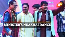 Union Minister Dips In Nuakhai Dance & Celebrations In Delhi