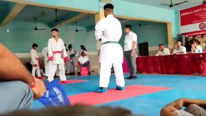 kumite open challenge fight _karate federation championship in kurukshetra _karate _youtube _new(480P)