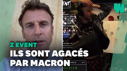 Ces streameurs du ZEvent n'ont pas épargné Macron - Vidéo Dailymotion