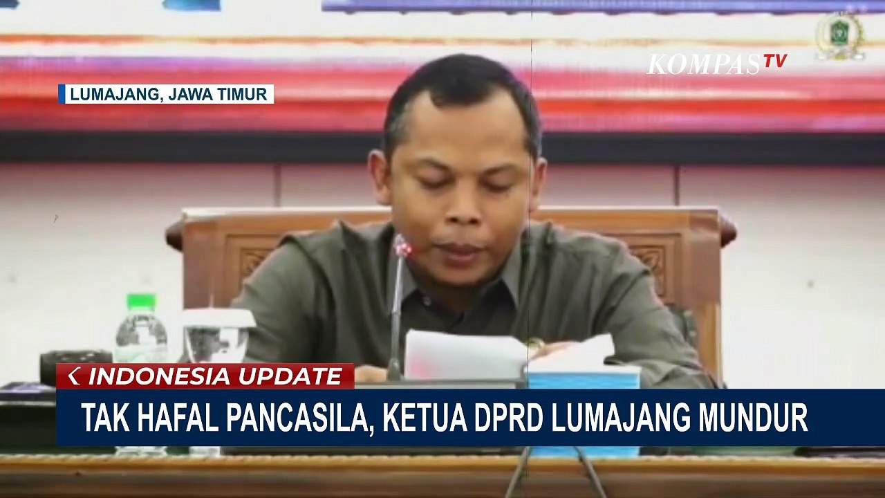 Ketua Dprd Lumajang Anang Ahmad Syaifuddin Mundur Karena Tak Hafal Sila Pancasila Video