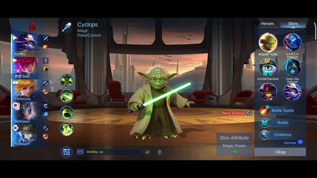 Master Yoda is my *NEW* Favorite Skin | Mobile Legends: Bang Bang