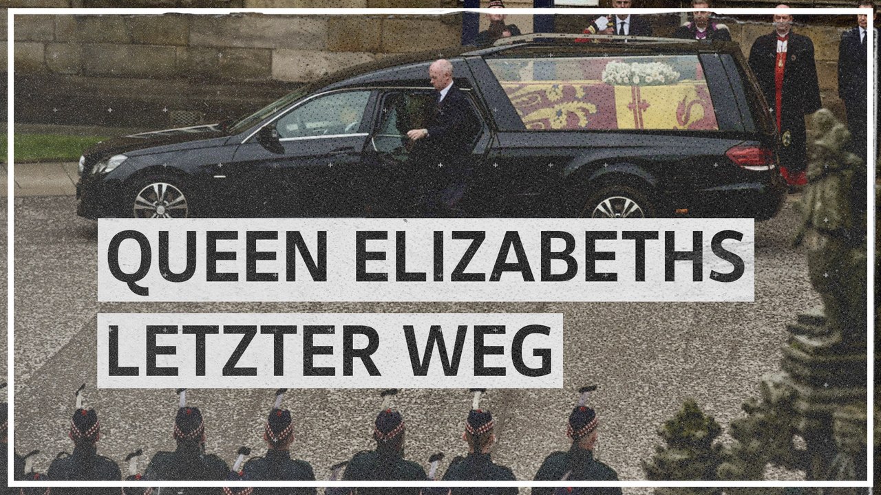 Queen Elizabeth: Zehntausende Trauernde säumten den Weg nach Edinburgh