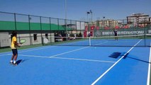 Van haberleri... Van'da 'Akdamar Cup Uluslararası Tenis Turnuvası' başladı