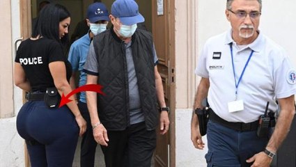Fransa milyoner olan sahtekar dişçiyi değil evinden alan kadın polisin kalçalarını konuşuyor