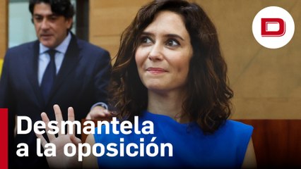 Ayuso desarma el «infundio grosero» de la izquierda