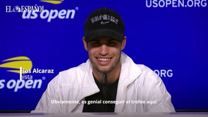 Primeras declaraciones de Carlos Alcaraz tras ganar su primer Grand Slam