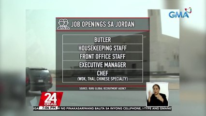 Ilang hotel sa ibang bansa gaya sa Middle East, naghahanap ng mga manggagawang Pinoy | 24 Oras