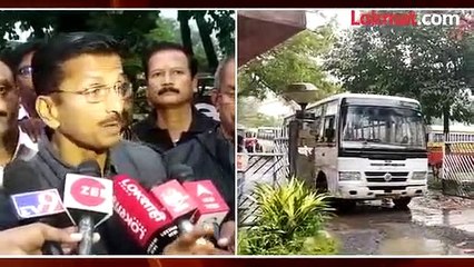 पहाटे पाच वाजल्यापासून कोल्हापुरातील बस बंद