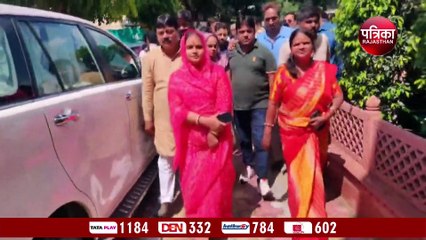 जयपुर नगर निगम महापौर ने छोड़ी चप्पल, नहीं पहनेगी माला... देखिए VIDEO