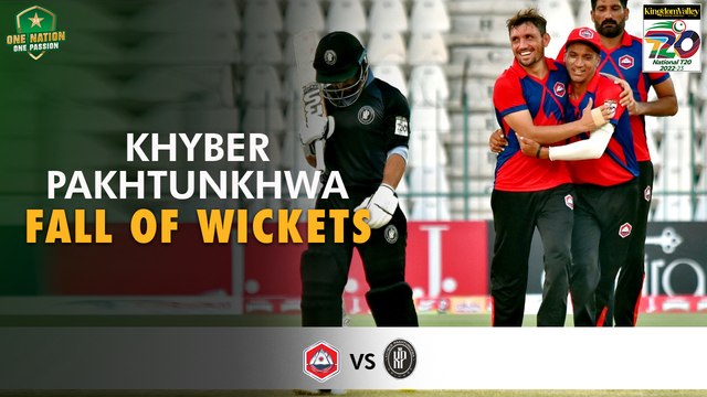Khyber Pakhtunkhwa Fall Of Wickets | Khyber Pakhtunkhwa vs Northern | Match 21 | National T20 2022 | PCB | MS2T