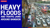 Heavy floods and traffic jams around Bangkok | The Nation