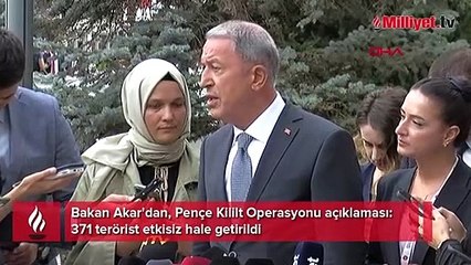 Bakan Akar'dan Pençe Kilit açıklaması