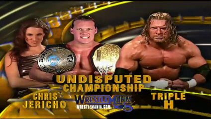 WWF WrestleMania X8 - Triple H vs Chris Jericho (Undisputed WWF Championship)