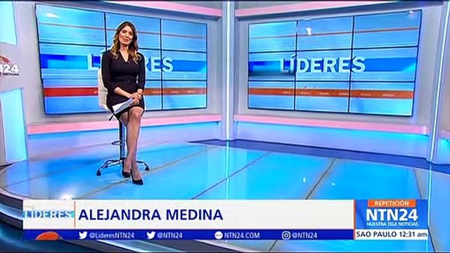 Líderes de NTN24 entrevista a Verónica Robles