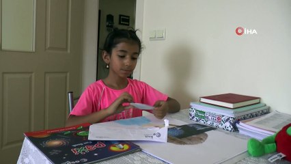 Kayserili minik İlknur’a uzaydan gelen mektup