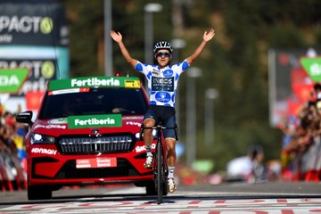 Richard Carapaz se convierte en el 'Rey de la montaña' en La Vuelta a España