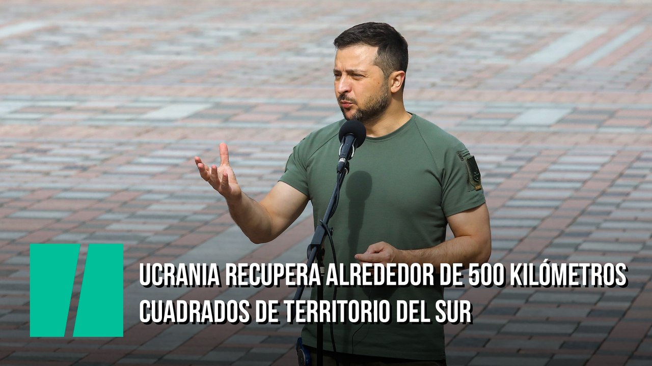 Ucrania recupera alrededor de 500 kilómetros cuadrados de territorio del sur