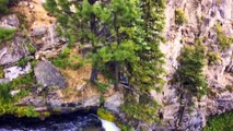 Amazing Waterfalls Aerial View Free stock footage no copyright