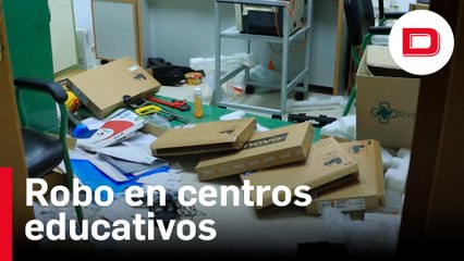 Investigan robo en dos centros educativos cántabros, uno de ellos destrozado