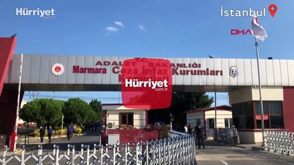 Silivri Cezaevi'nin yeni adının Marmara Cezaevi olmasıyla birlikte yeni tabelası takıldı