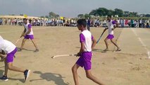 rajiv gandhi olympic...बच्चों ने खेला वॉलीबॉल, बुजुर्गों ने खेली कबड्डी